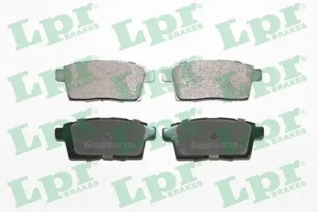 Задние тормозные колодки LPR 05P1572 Мазда Мпв