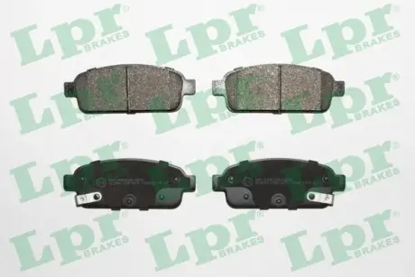 Задние тормозные колодки LPR 05P1575