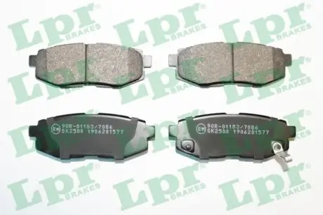 Задние тормозные колодки LPR 05P1577 Субару Легаси