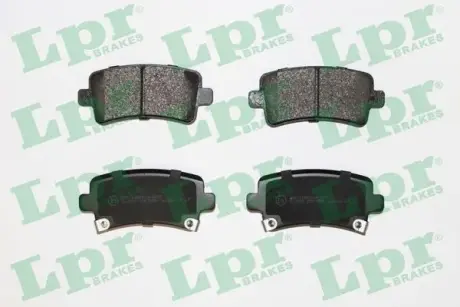 Задние тормозные колодки LPR 05P1584 Chevrolet Малибу