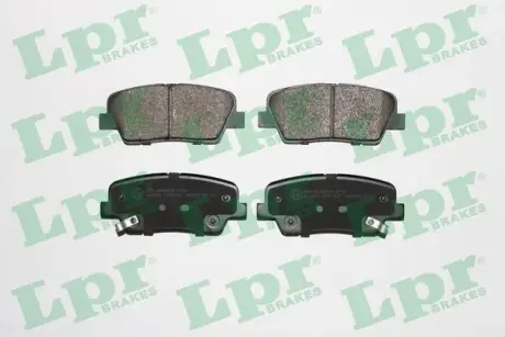 Задние тормозные колодки LPR 05P1625 Hyundai Санта фе 2