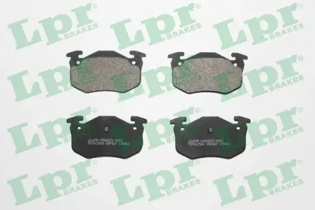 Задние тормозные колодки LPR 05P307 Рено Megane