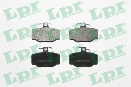 Задние тормозные колодки LPR 05P387 Ниссан Primera