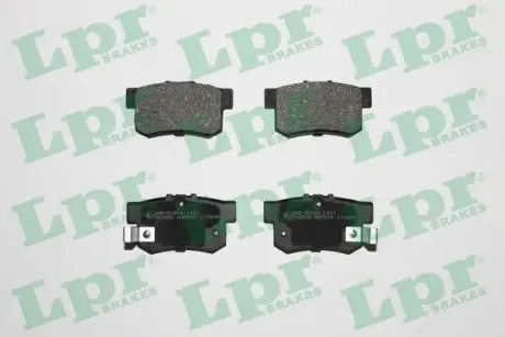 Задні тормозні (гальмівні) колодки LPR 05P508