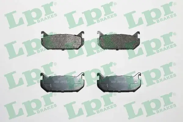 Задні тормозні (гальмівні) колодки LPR 05P512 (фото 1)