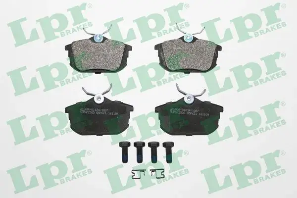 Задние тормозные колодки LPR 05P621