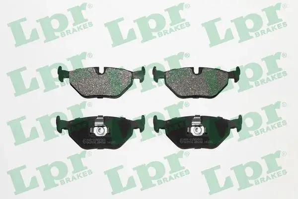 Задні тормозні (гальмівні) колодки LPR 05P650 (фото 1)