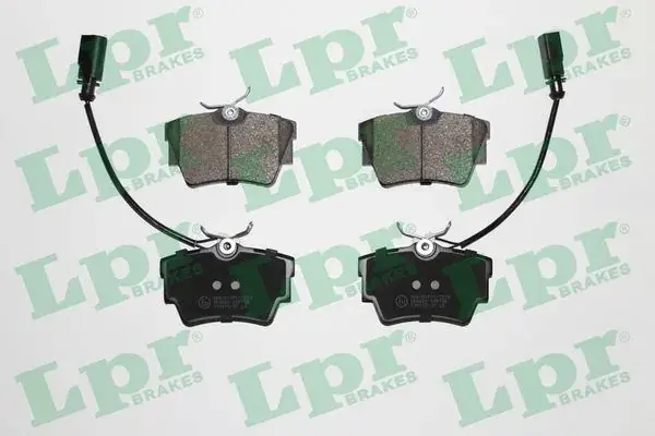 Задні тормозні (гальмівні) колодки LPR 05P786 (фото 1)