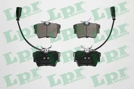 Задні тормозні (гальмівні) колодки LPR 05P786