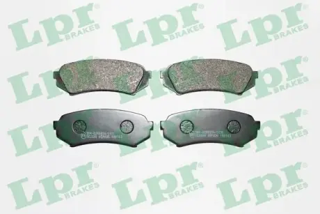 Задние тормозные колодки LPR 05P835 Тойота Ленд крузер 100
