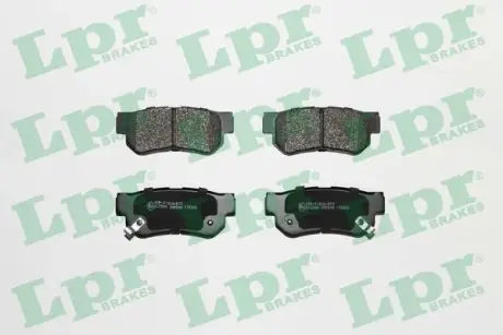 Задні тормозні (гальмівні) колодки LPR 05P848