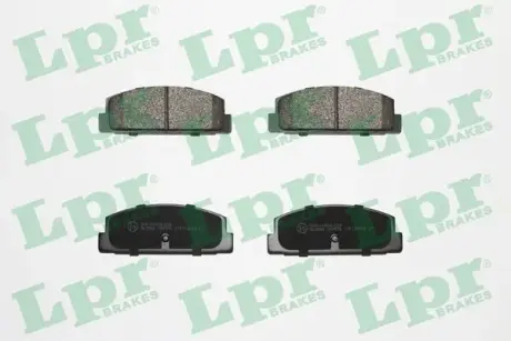 Задние тормозные колодки LPR 05P876 Мазда 6 gh