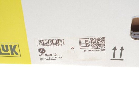 Двухмасовий (демпферний) маховик luk 415066810