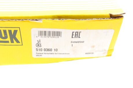 Комплект сцепления в сборе luk 510036010