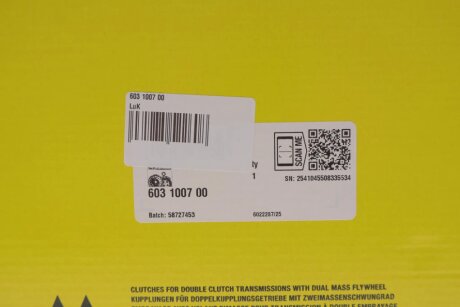 Комплект сцепления в сборе luk 603100700