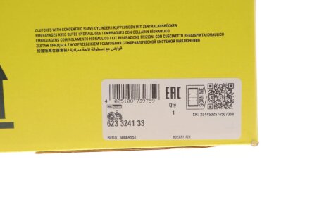 Комплект зчеплення в зборі luk 623324133