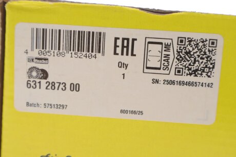 Комплект зчеплення в зборі luk 631287300