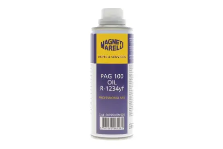 Олива компресорна PAG 100 для холодоагенту R1234yf 250 мл magneti marelli 007950024925