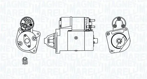 MAGNETI MARELLI FIAT Стартер (новий) TEMPRA TIPO UNO LANCIA DEDRA magneti marelli 063720975010