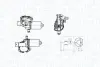 Мотор склоочисника magneti marelli 064378900010