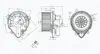 MAGNETI MARELLI CITROEN вентилятор салону Evasion, Jumpy, Fiat Scudo, Peugeot Expert, 806 95- magneti marelli 069412403010