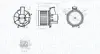 MAGNETI MARELLI FIAT Вентилятор салона 500 07-, 500 C 09-, PANDA 03- Magneti Marelli 069412778010 (фото 1)