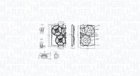 MAGNETI MARELLI FIAT Вентилятор радіатора DUCATO 07- Magneti Marelli 069422853010
