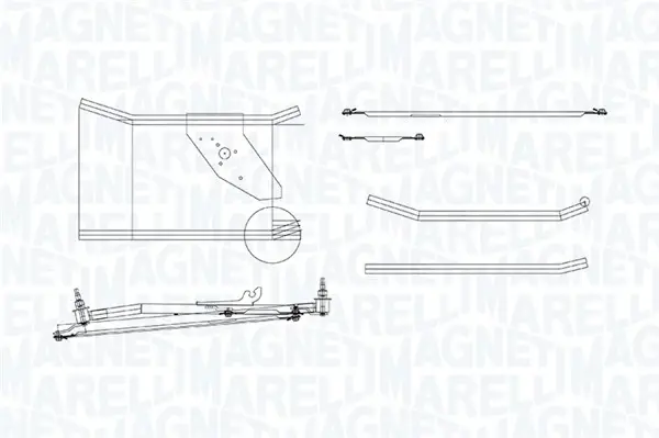 Рулевая тяга magneti marelli 085570760010