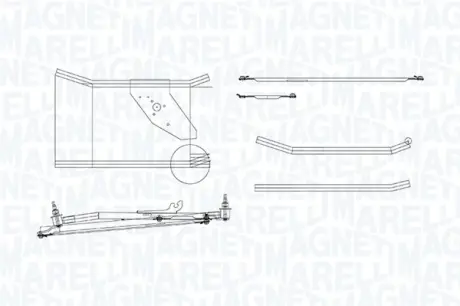 Рулевая тяга magneti marelli 085570760010