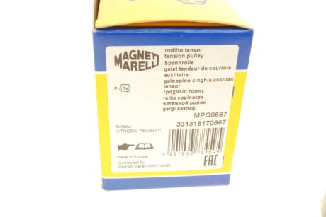 MPQ0667 Ролик magneti Marelli 331316170667