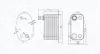 Масляний радіатор BMW 3 (E46), 5 (E39), 7 (E38), X5 (E53) 2.5D/3.0D 08.98-09.06 magneti marelli 350300000200