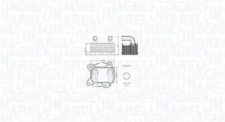 Охолоджувач мастила magneti marelli 350300002000