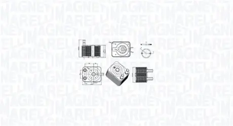 Охолоджувач мастила Magneti Marelli 350300003100
