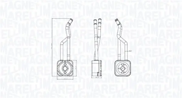 Охолоджувач мастила magneti marelli 350300003800