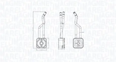 Охолоджувач мастила magneti marelli 350300003800