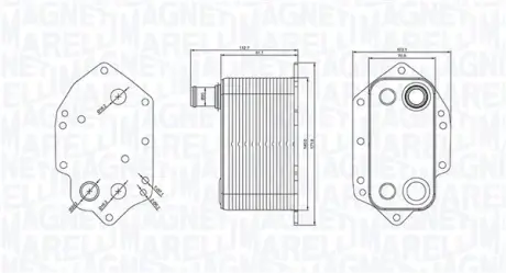 Охолоджувач мастила Magneti Marelli 350300004000