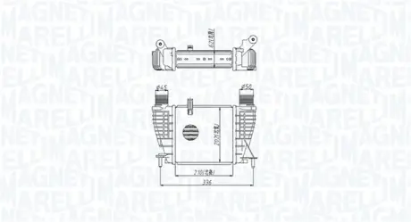 Радіатор інтеркулера Magneti Marelli 351319205320