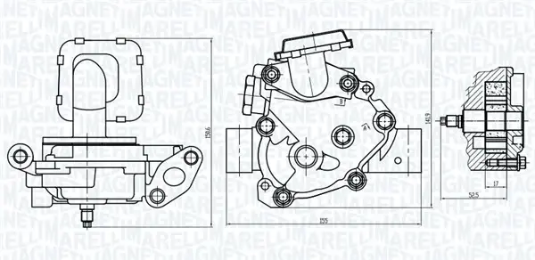 MAGNETI MARELLI TOYOTA Оливний насос HIGHLANDER 2.4 00-, CAMRY 2.4 01-, RAV 4 II 2.4 03-, RAV 4 III 2.4 05- magneti marelli 351516000091