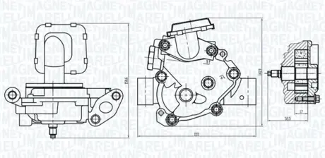 MAGNETI MARELLI TOYOTA Оливний насос HIGHLANDER 2.4 00-, CAMRY 2.4 01-, RAV 4 II 2.4 03-, RAV 4 III 2.4 05- Magneti Marelli 351516000091