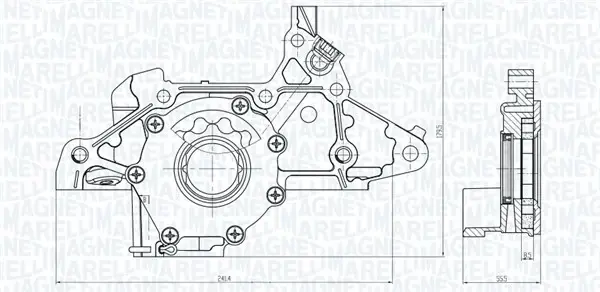 MAGNETI MARELLI KIA Оливний насос CARENS II 1.6 02- Magneti Marelli 351516000103 (фото 1)
