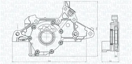 MAGNETI MARELLI KIA Оливний насос CARENS II 1.6 02- magneti marelli 351516000103