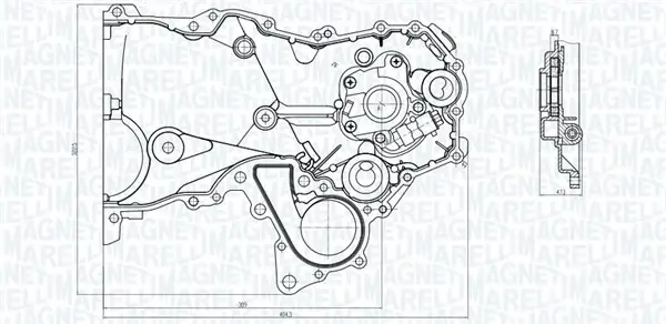 MAGNETI MARELLI TOYOTA Оливний насос YARIS 99- magneti marelli 351516000104