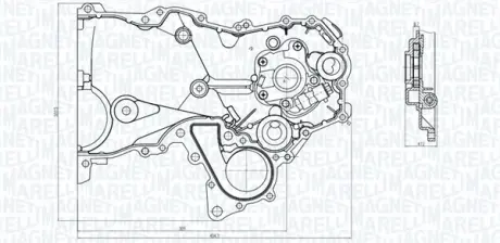 MAGNETI MARELLI TOYOTA Оливний насос YARIS 99- Magneti Marelli 351516000104