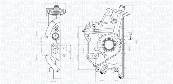 MAGNETI MARELLI HYUNDAI Оливний насос ACCENT II 00-, ACCENT III 05-, ELANTRA III 00-, GETZ 05-, KIA magneti marelli 351516000114
