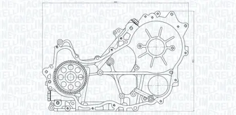 MAGNETI MARELLI TOYOTA Оливний насос HILUX VII 2.5 D 4WD 05-15, DYNA 2.5 01- magneti marelli 351516000118 Тойота Хайлюкс