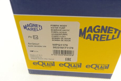 Водяной насос (кор.код. WPQ1170) magneti Marelli 352316171170