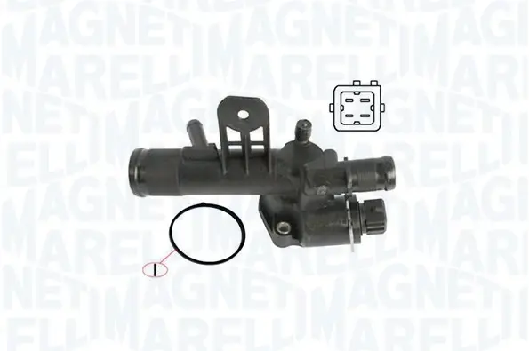 MAGNETI MARELLI RENAULT термостат з корпусом Megane 1.5dCi 03-, Scenic, NISSAN Almera. Magneti Marelli 352317004550 (фото 1)