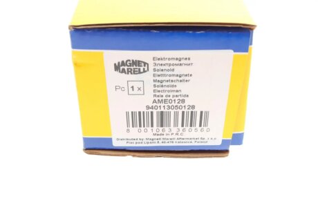 AME0128 Втягивающее реле стартера magneti Marelli 940113050128