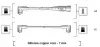 MAGNETI MARELLI VW (5 шт!) К-т високовольтних проводів GOLF 1,4 91- SEAT IBIZA 1,4 IE -96 magneti marelli 941175120753