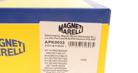 APK0033 Защитный комплект амортизатора magneti Marelli 310116110033